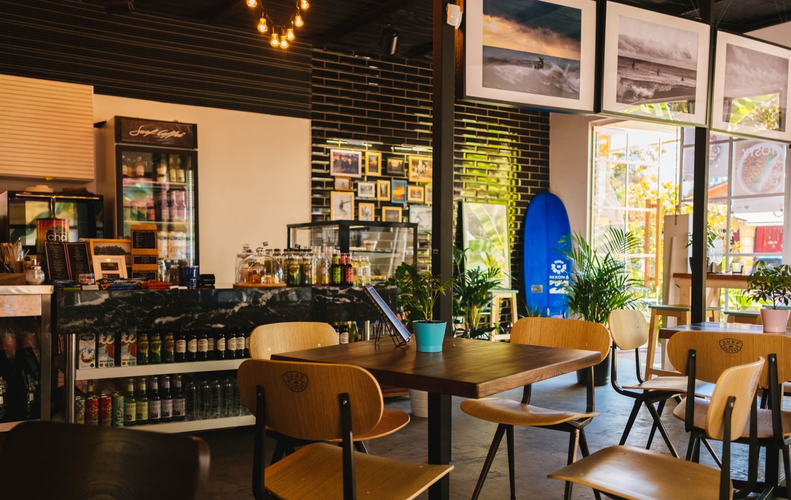 Sample cafe interior